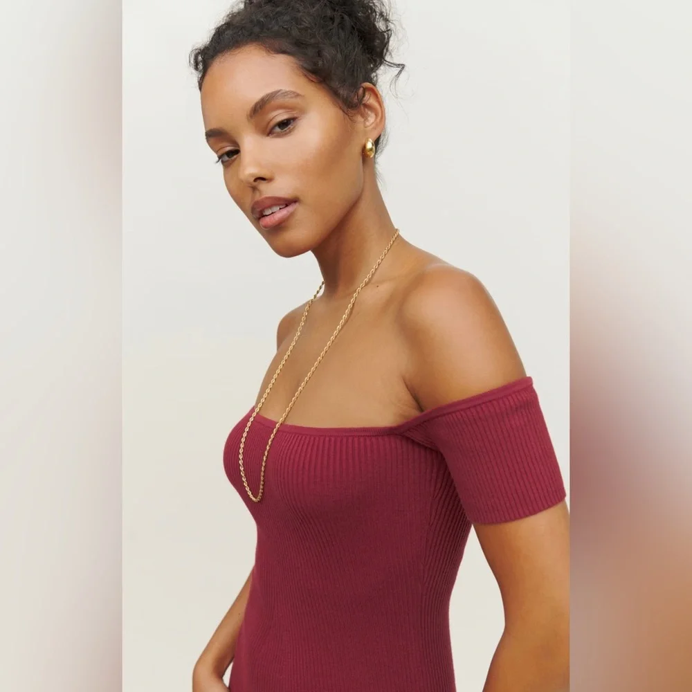 Reformation Ariele sweater dress xs - Picture 3 of 8